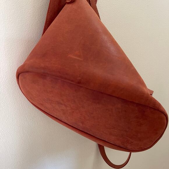 Dingo Leather Orange/brown Tote Purse Bag EUC - Picture 8 of 8